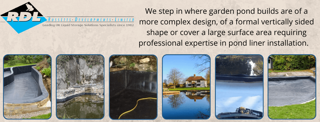 Pond Liner Installation Projects by Russetts Developments Ltd Pond Liner Installation Projects by Russetts Developments Ltd